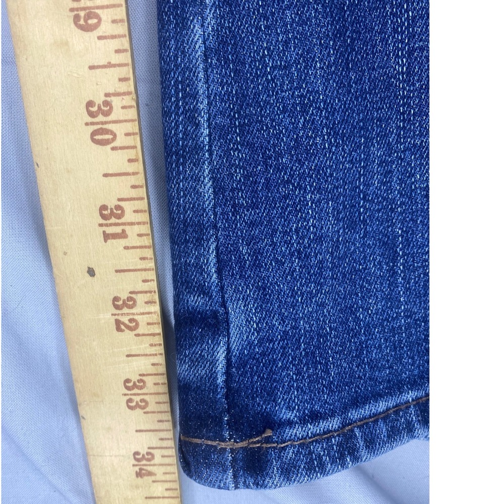 Cruel Marla Relaxed Jeans Women's 11L Blue Bootcut Medium Wash Embroidered Y2K - Picture 7 of 7